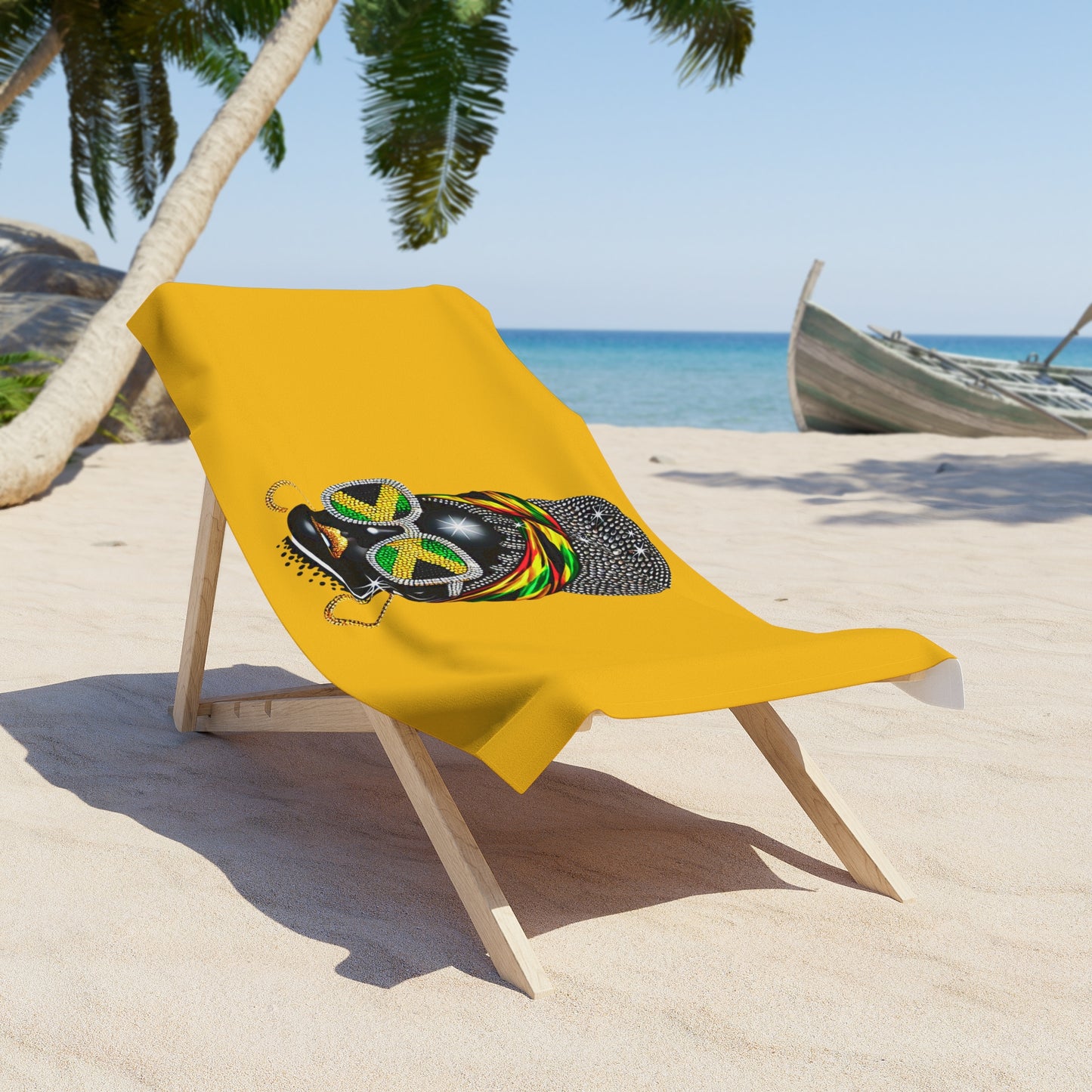 Jamaican Queen Glam Beach Towel