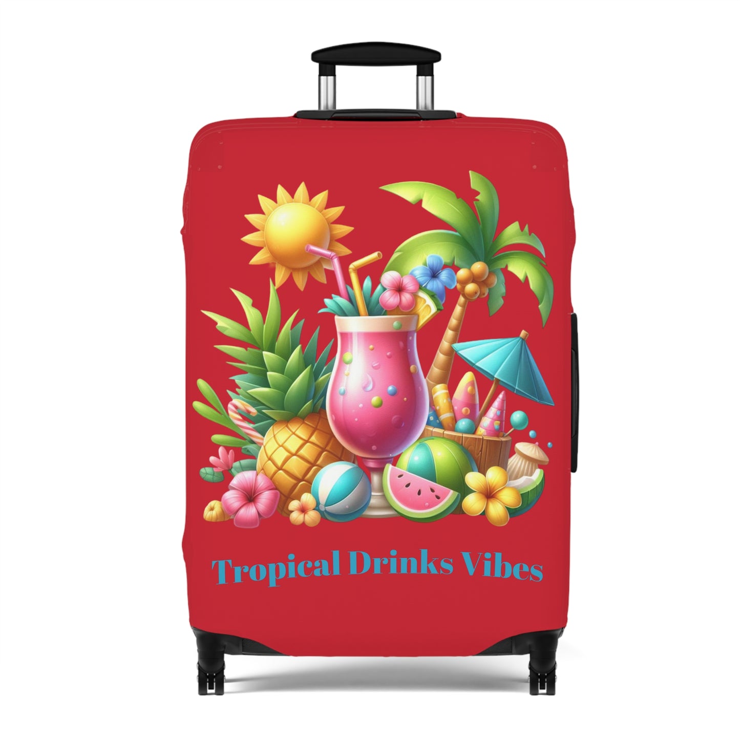 Tropical Drinks Vibes Luggage Cover