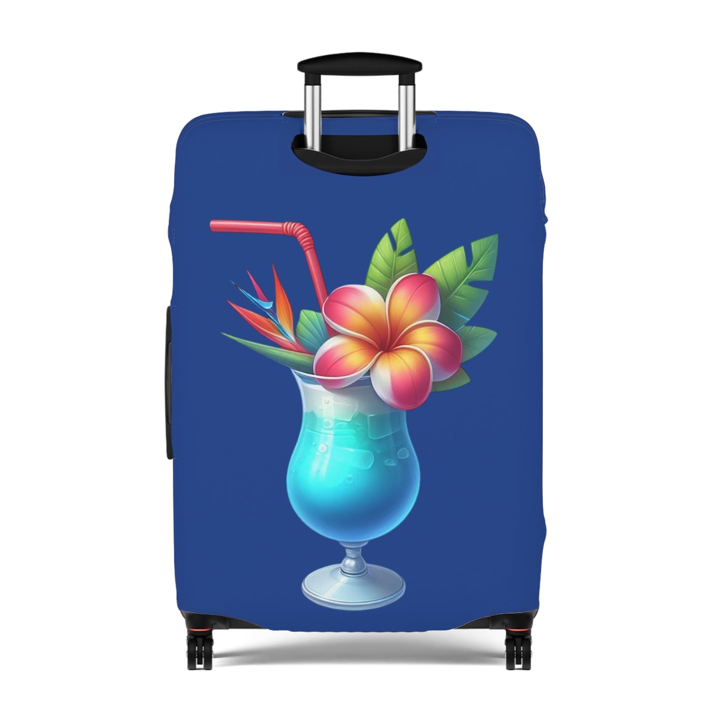 Tropical Blue Luggage Cover