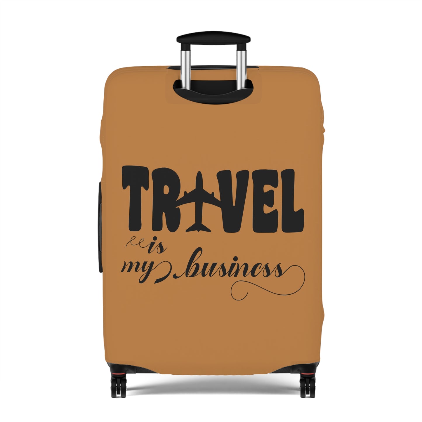 Travel Is My Business Luggage Cover