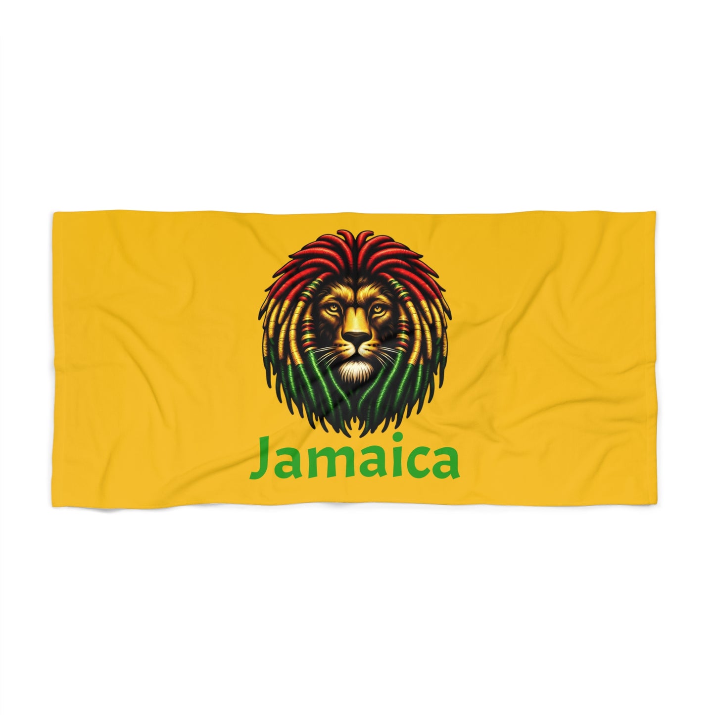 Rasta Lion Beach Towel