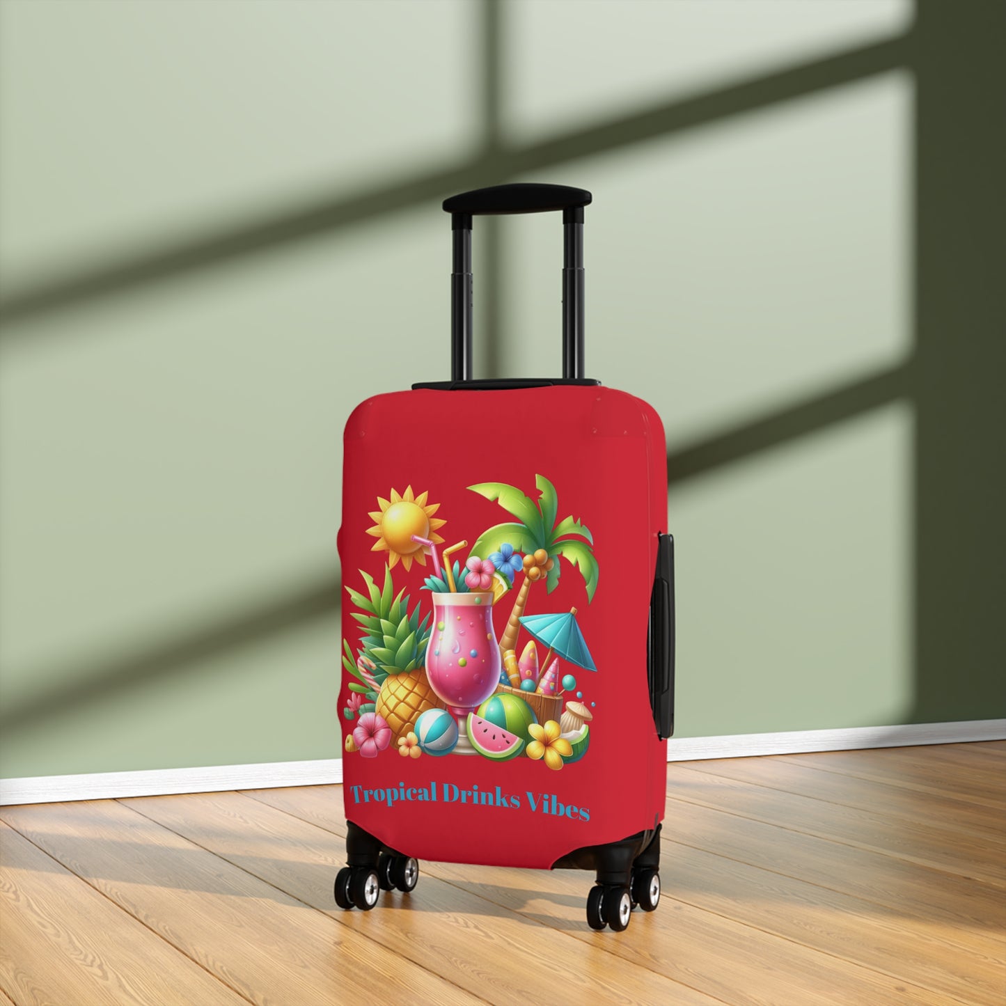 Tropical Drinks Vibes Luggage Cover