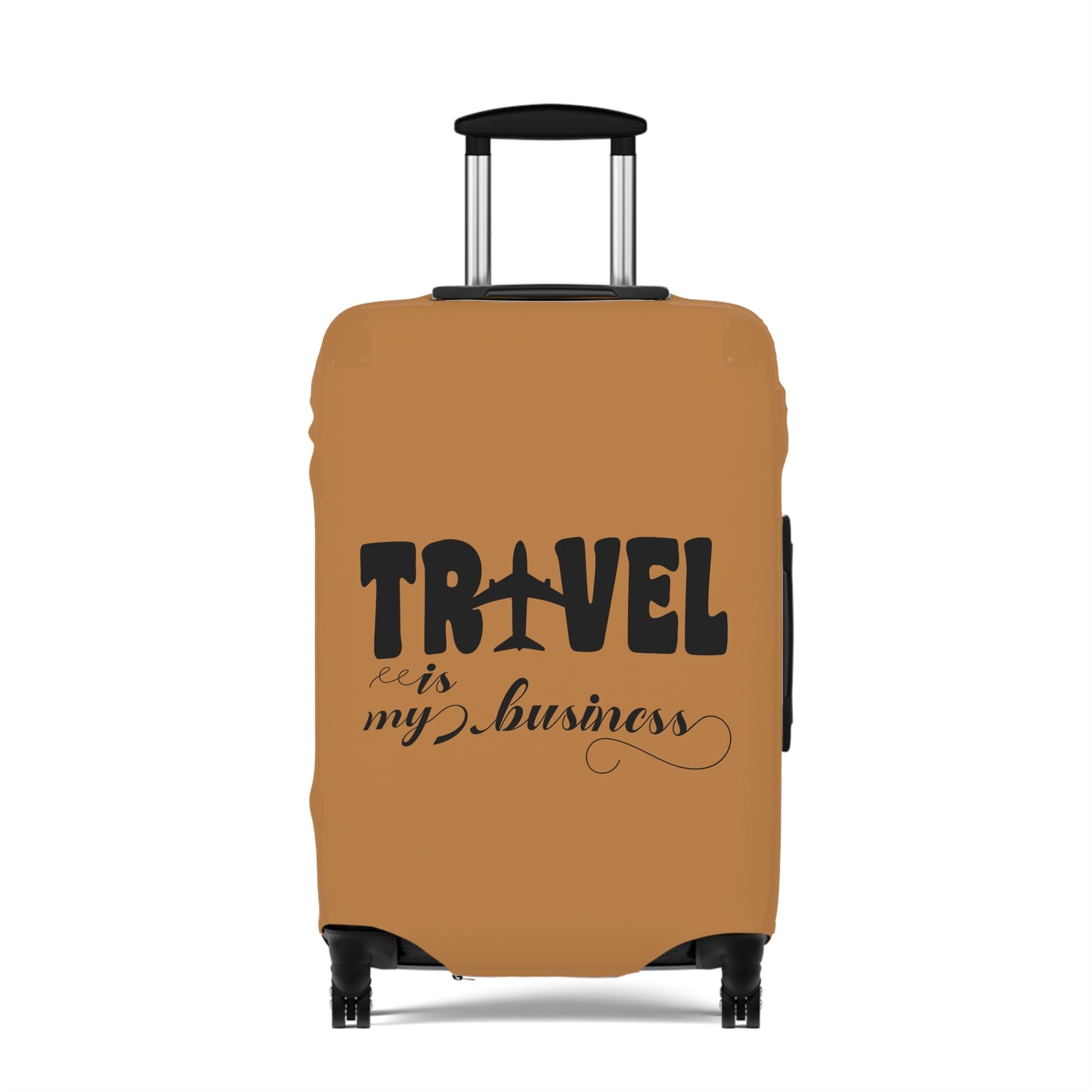 Travel Is My Business Luggage Cover