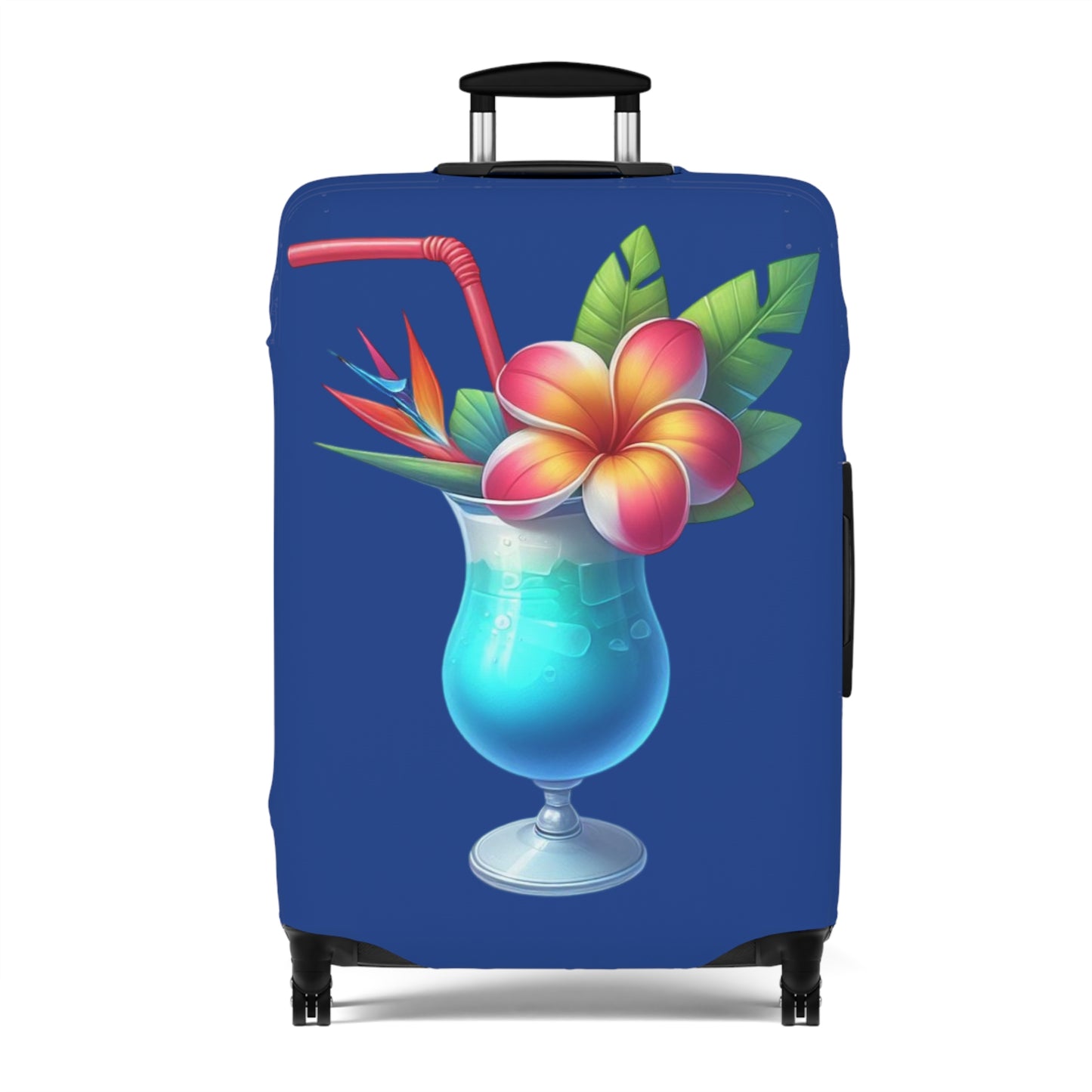 Tropical Blue Luggage Cover