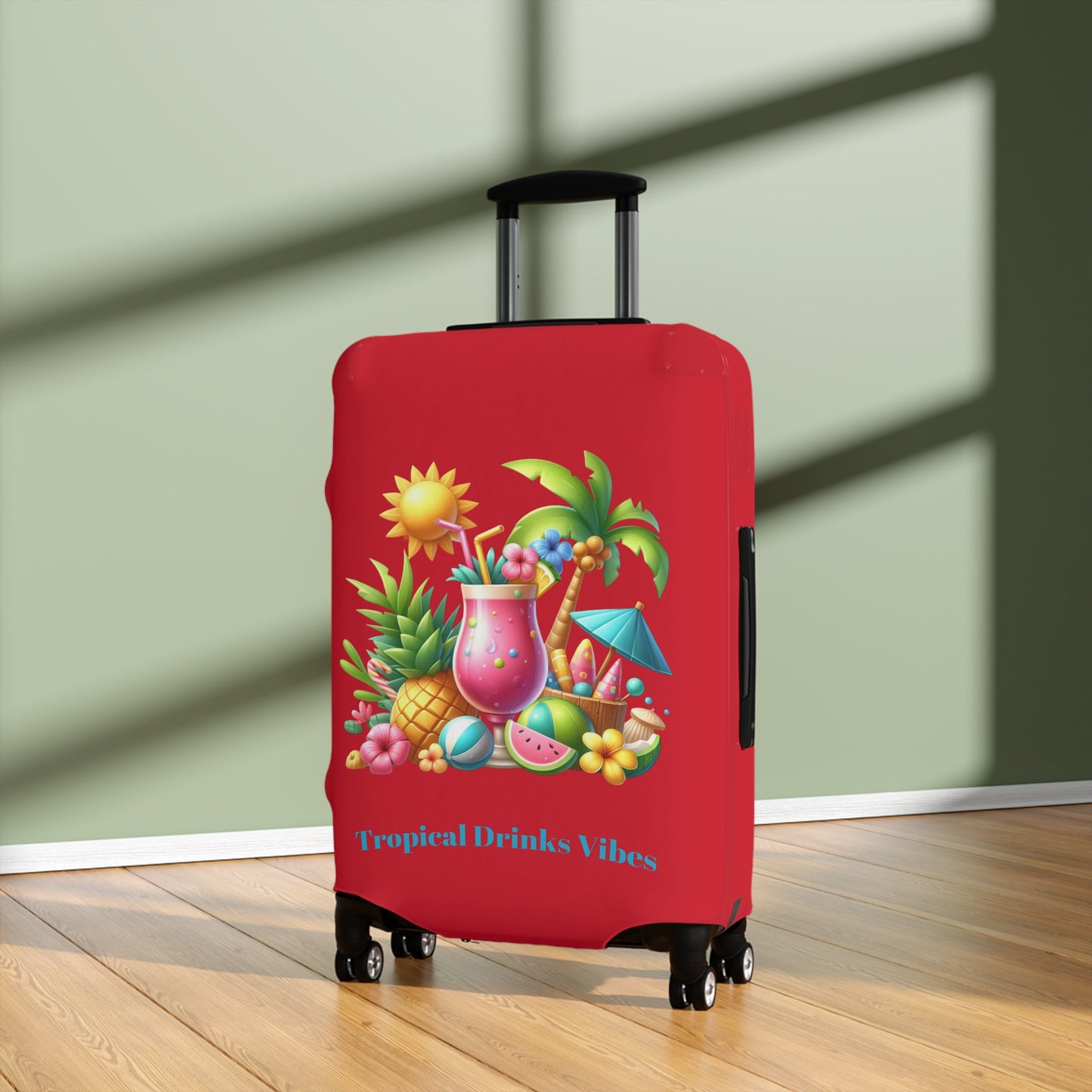 Tropical Drinks Vibes Luggage Cover