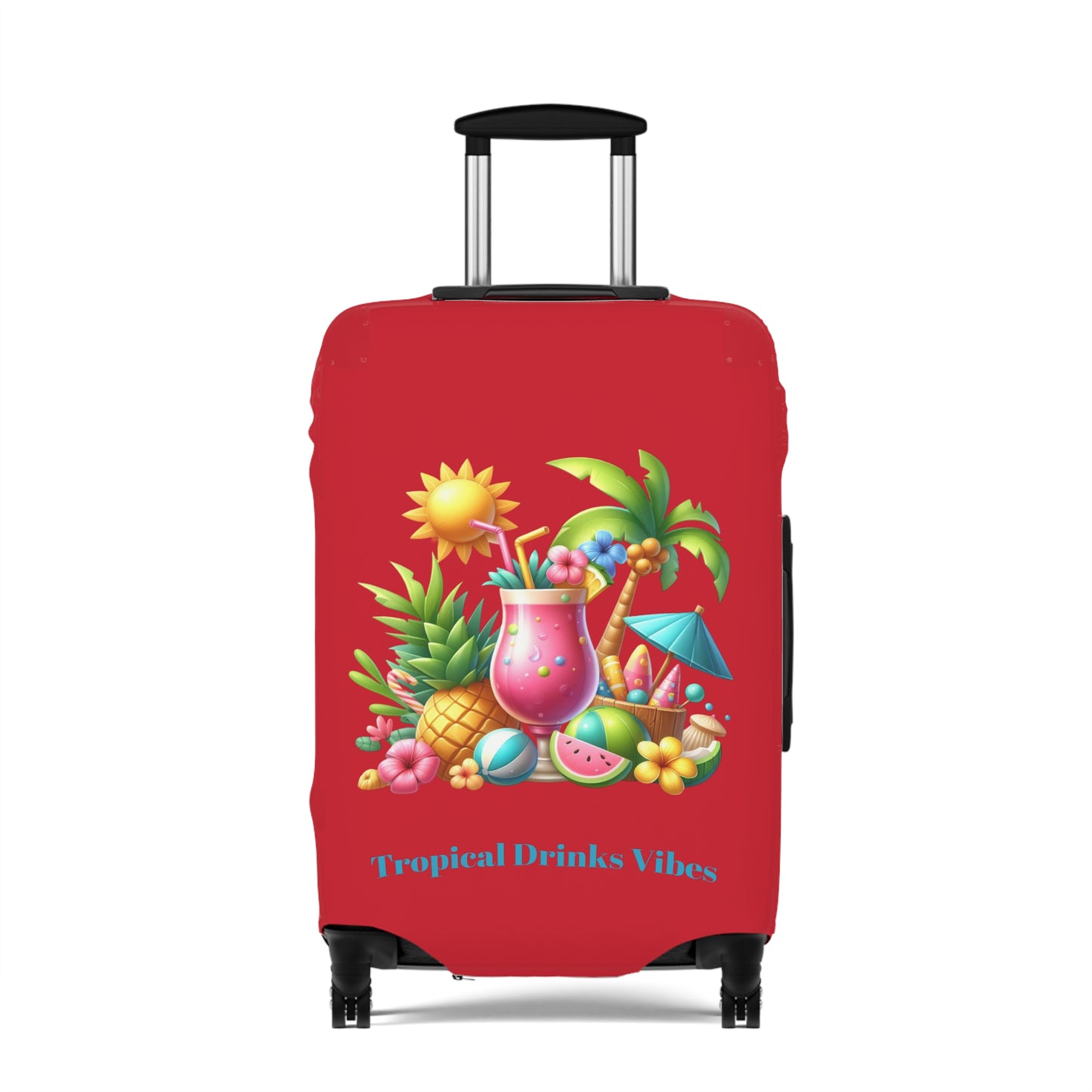 Tropical Drinks Vibes Luggage Cover