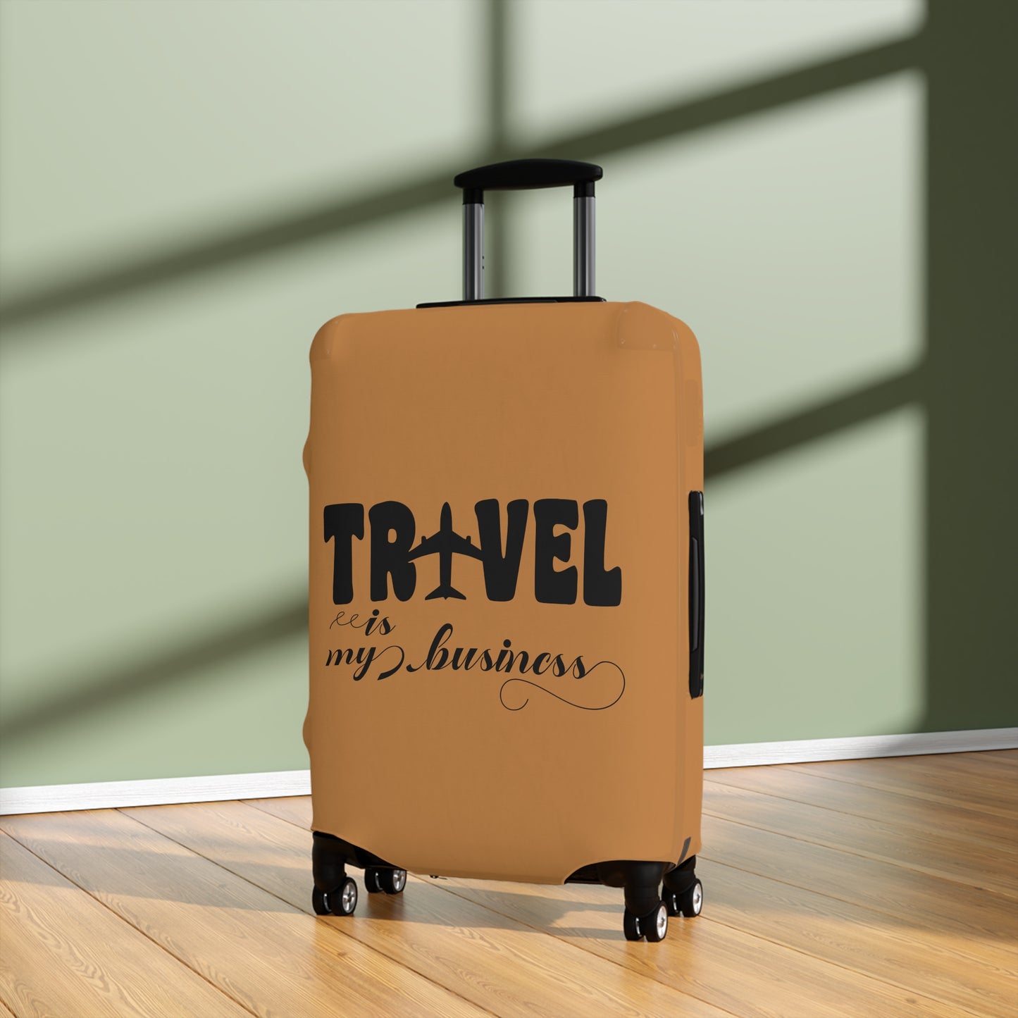 Travel Is My Business Luggage Cover