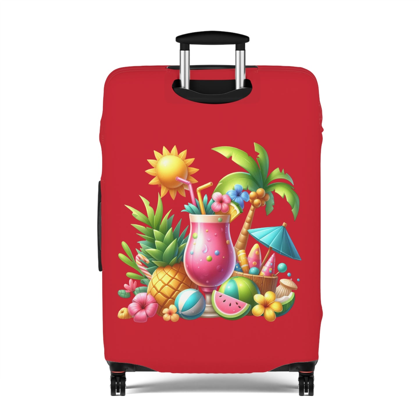 Tropical Drinks Vibes Luggage Cover