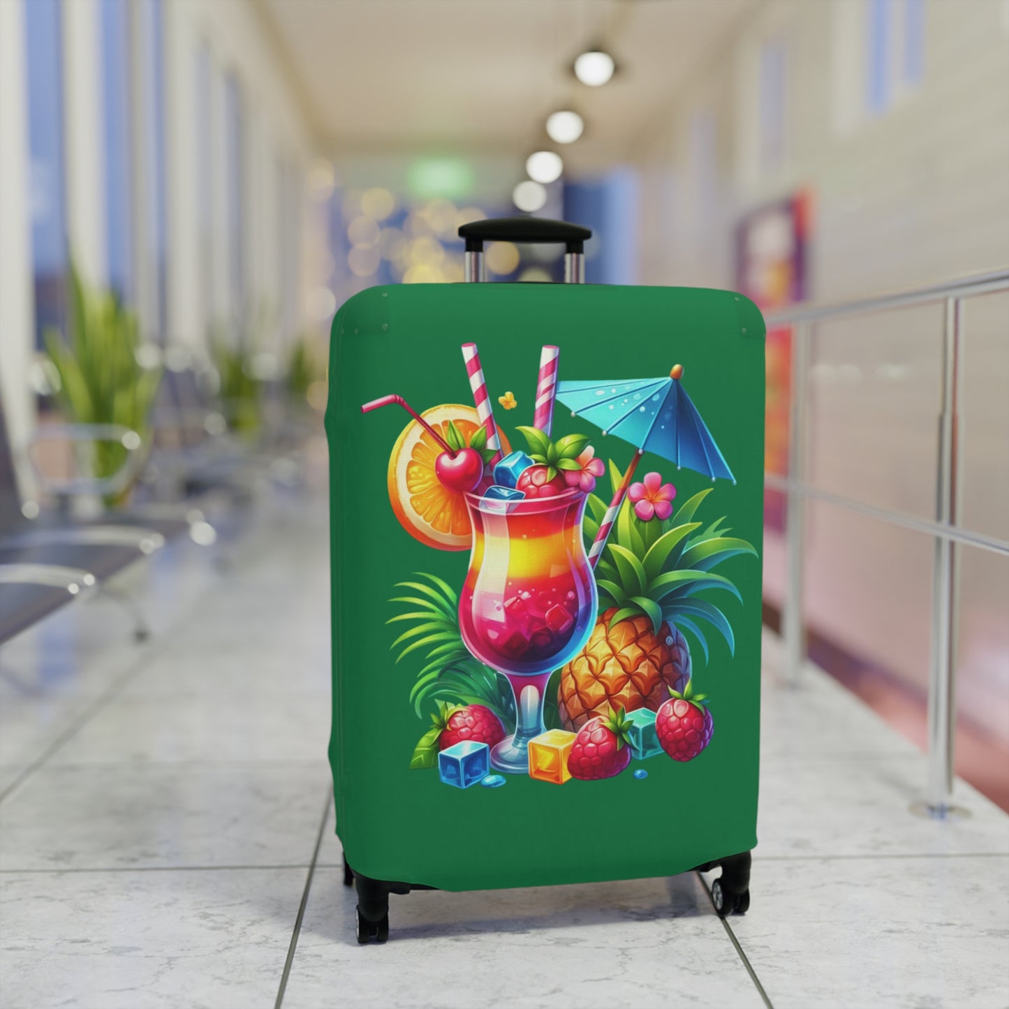 Tropical Drinks Luggage Cover