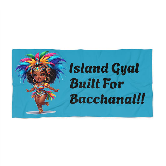 Carnival Mas Queen Beach Towel