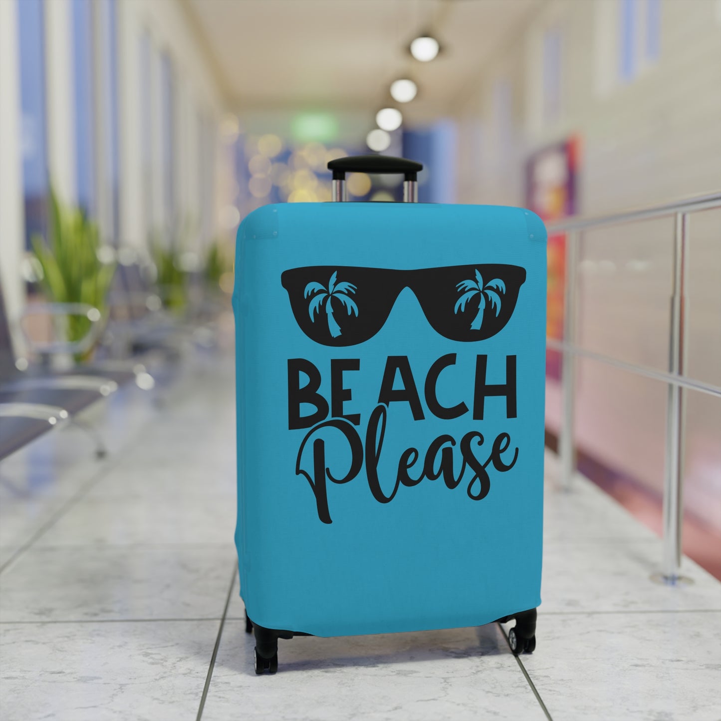 Beach Please Luggage Cover