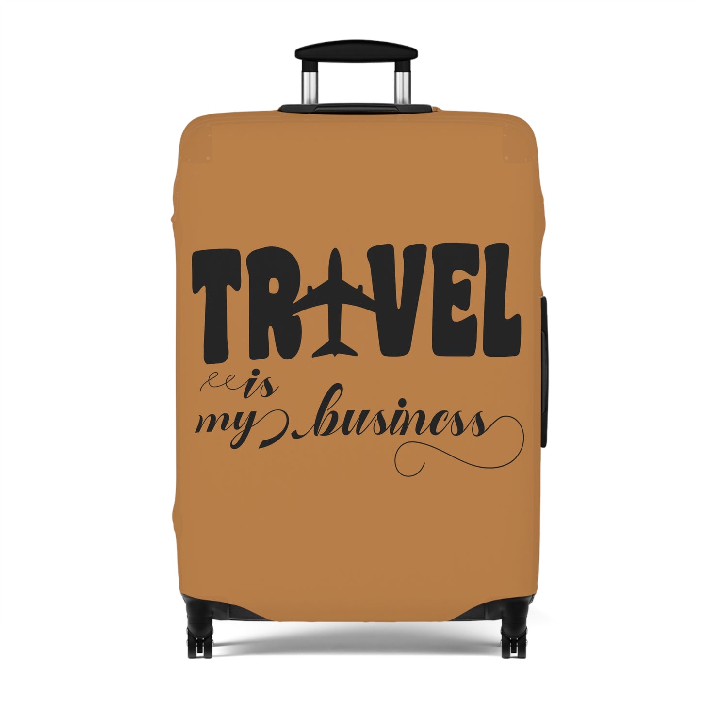 Travel Is My Business Luggage Cover