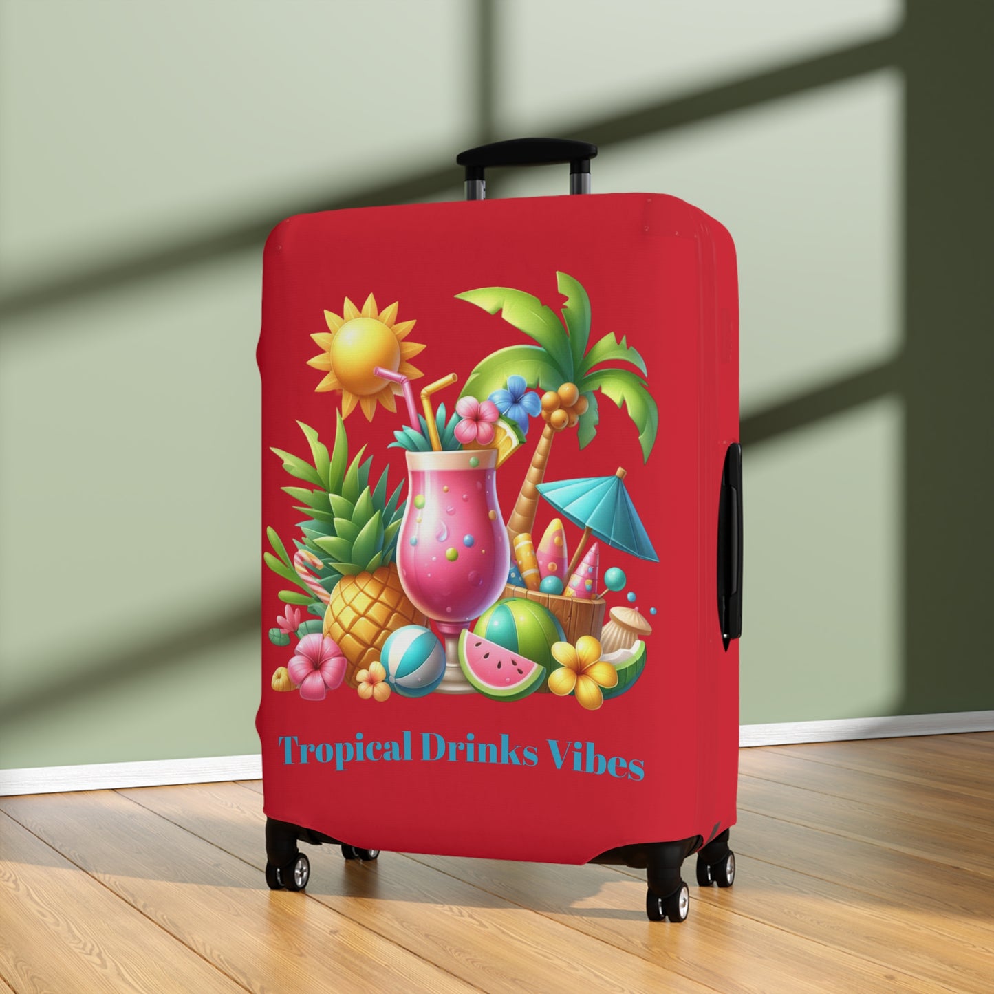 Tropical Drinks Vibes Luggage Cover