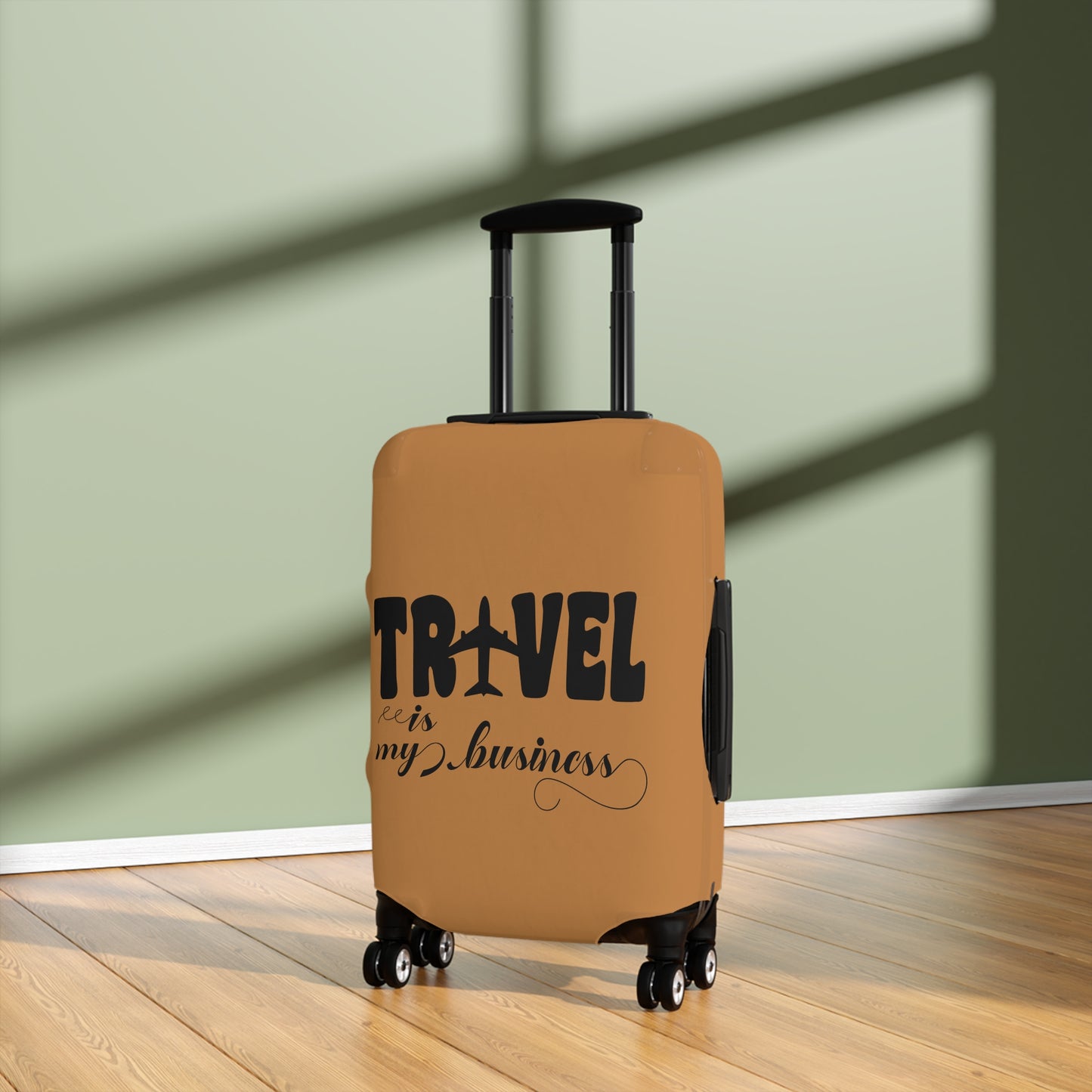 Travel Is My Business Luggage Cover