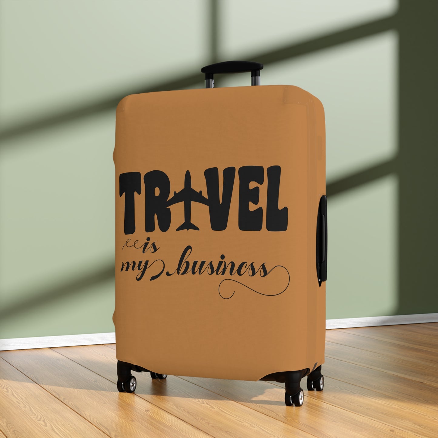 Travel Is My Business Luggage Cover