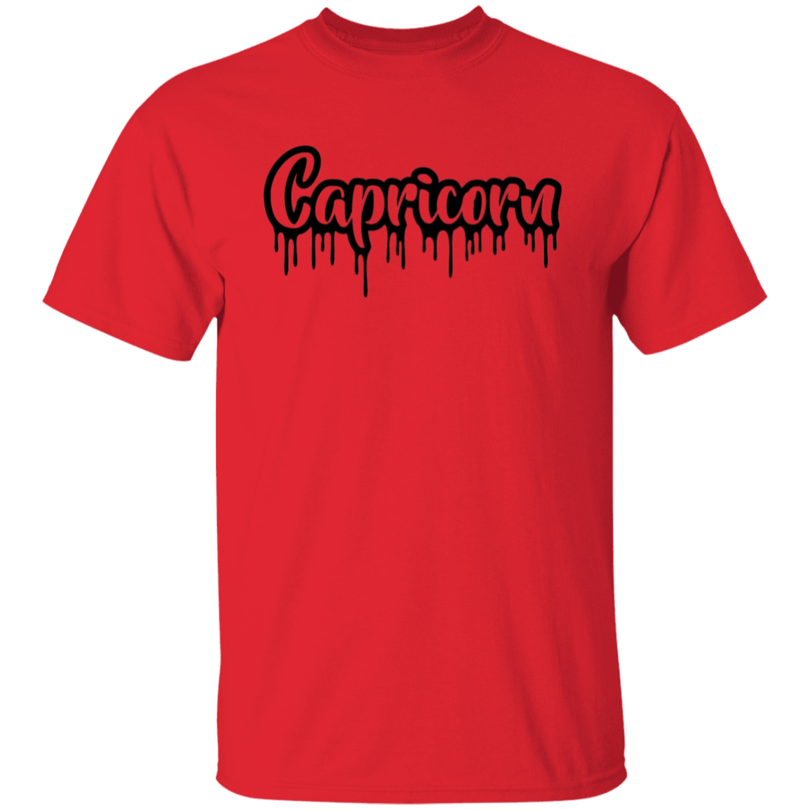 Capricorn Zodiac Drip T-Shirt