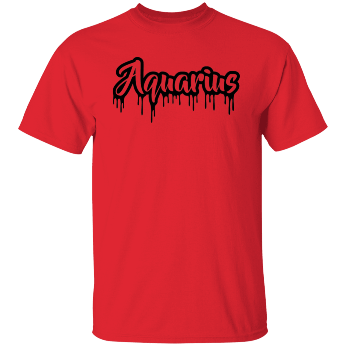 Aquarius Zodiac Drip T-Shirt