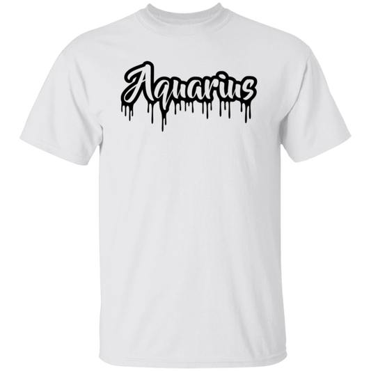 Aquarius Zodiac Drip T-Shirt