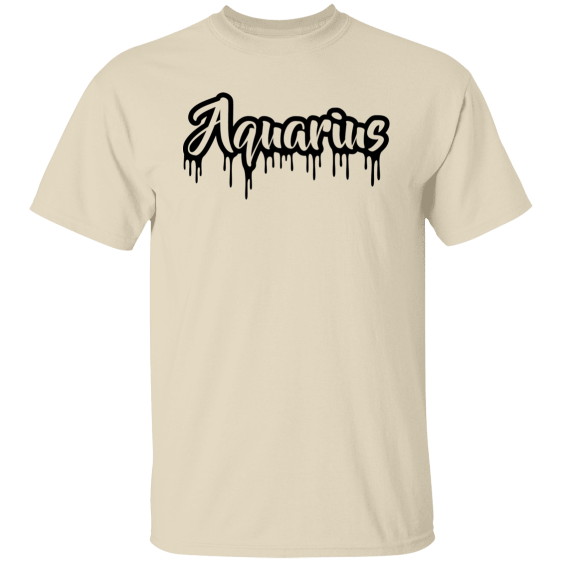 Aquarius Zodiac Drip T-Shirt