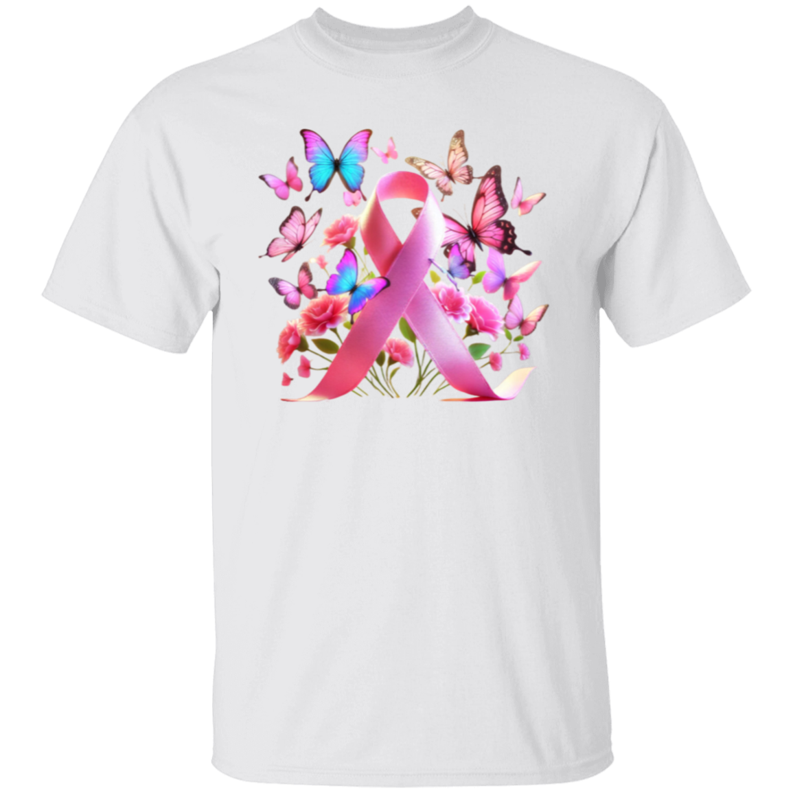 Breast Cancer Butterfly T-Shirt