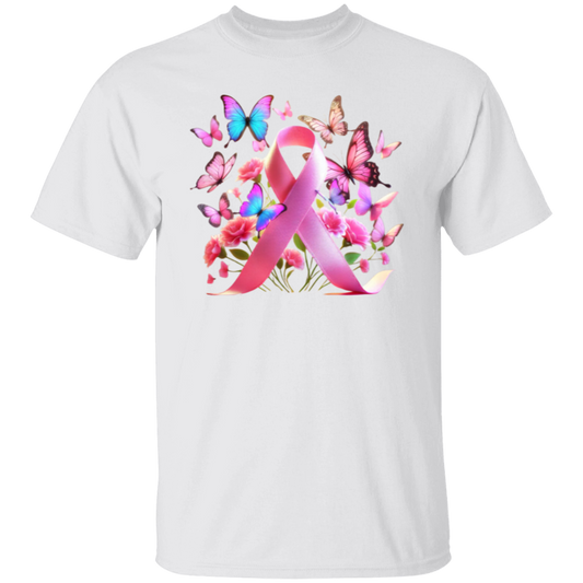 Breast Cancer Butterfly T-Shirt