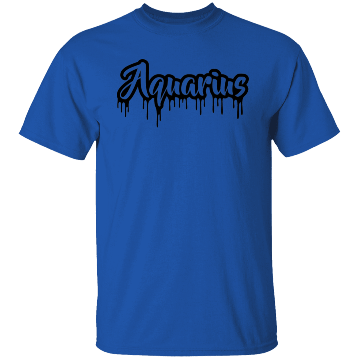 Aquarius Zodiac Drip T-Shirt