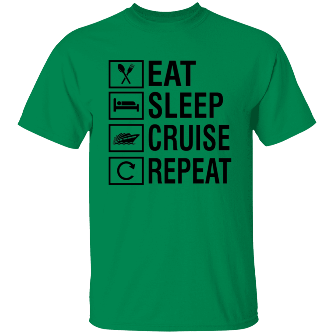 Eat Sleep Cruise Repeat T-Shirt