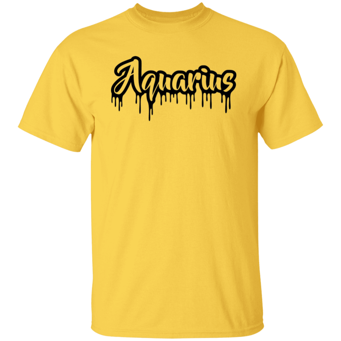 Aquarius Zodiac Drip T-Shirt