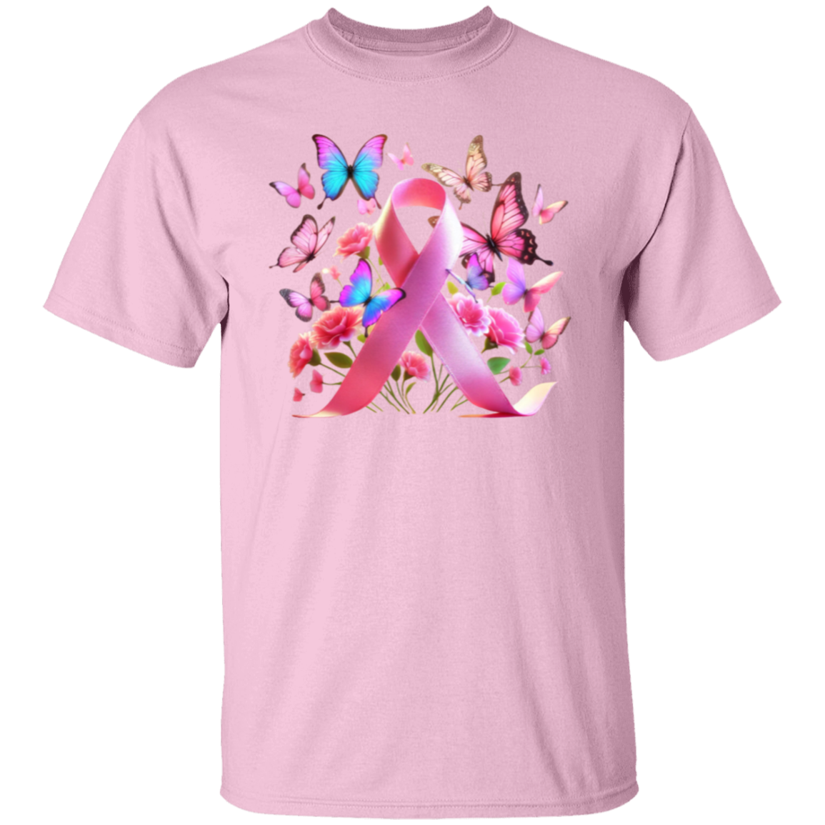 Breast Cancer Butterfly T-Shirt