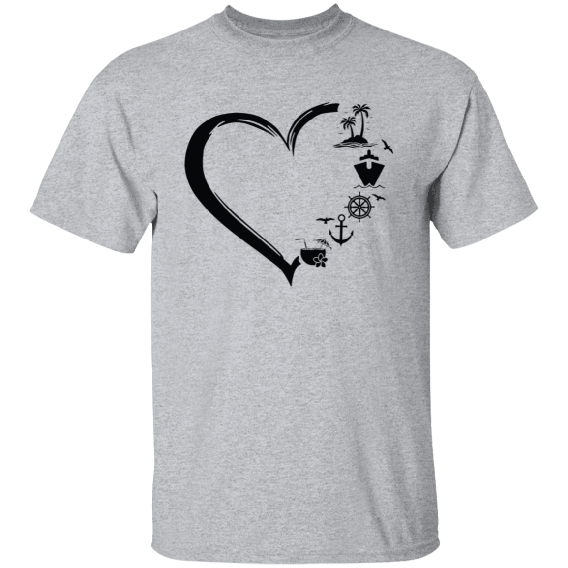 Heart Cruise  T-Shirt