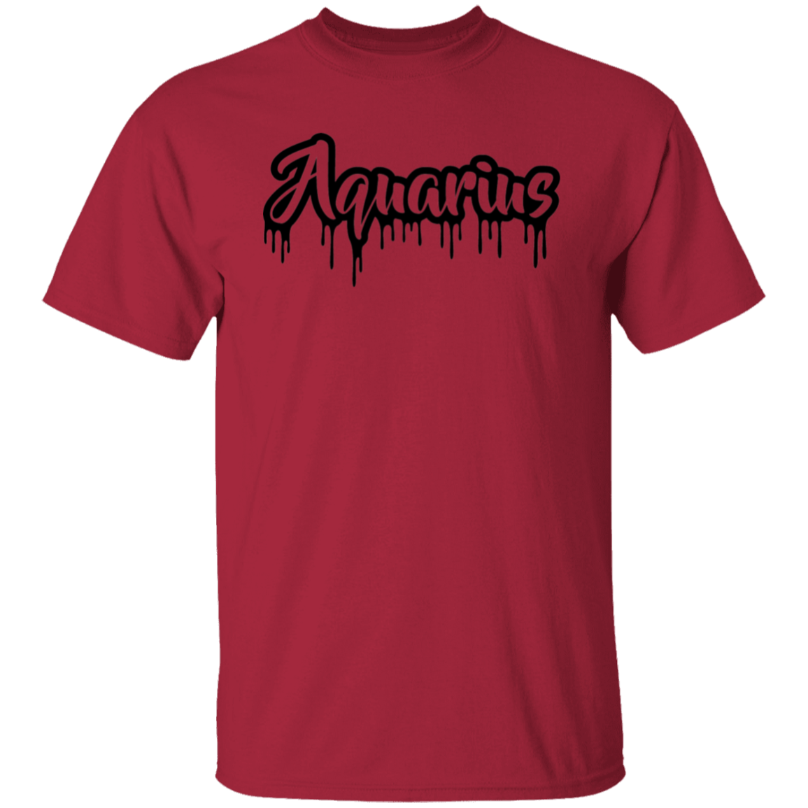 Aquarius Zodiac Drip T-Shirt