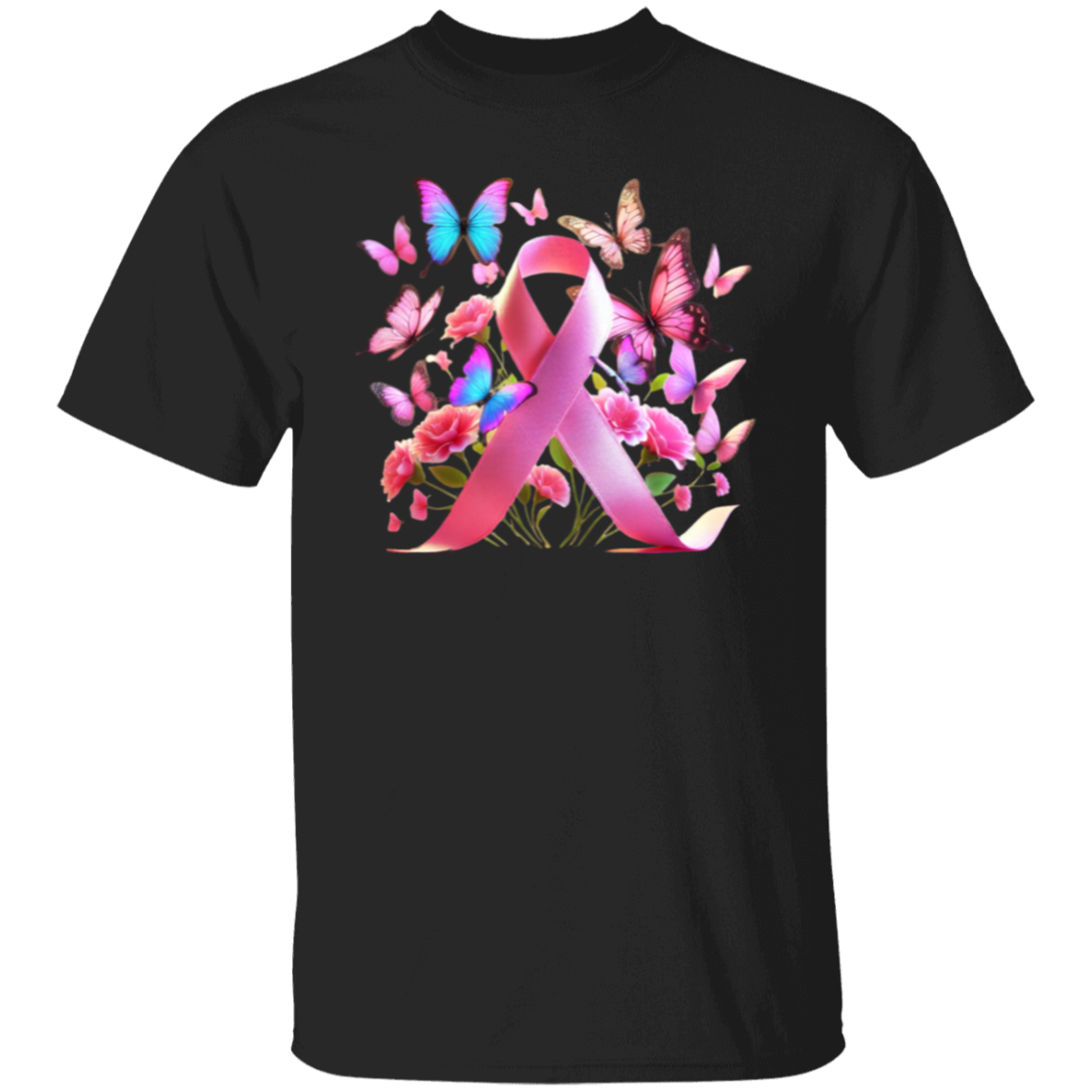 Breast Cancer Butterfly T-Shirt