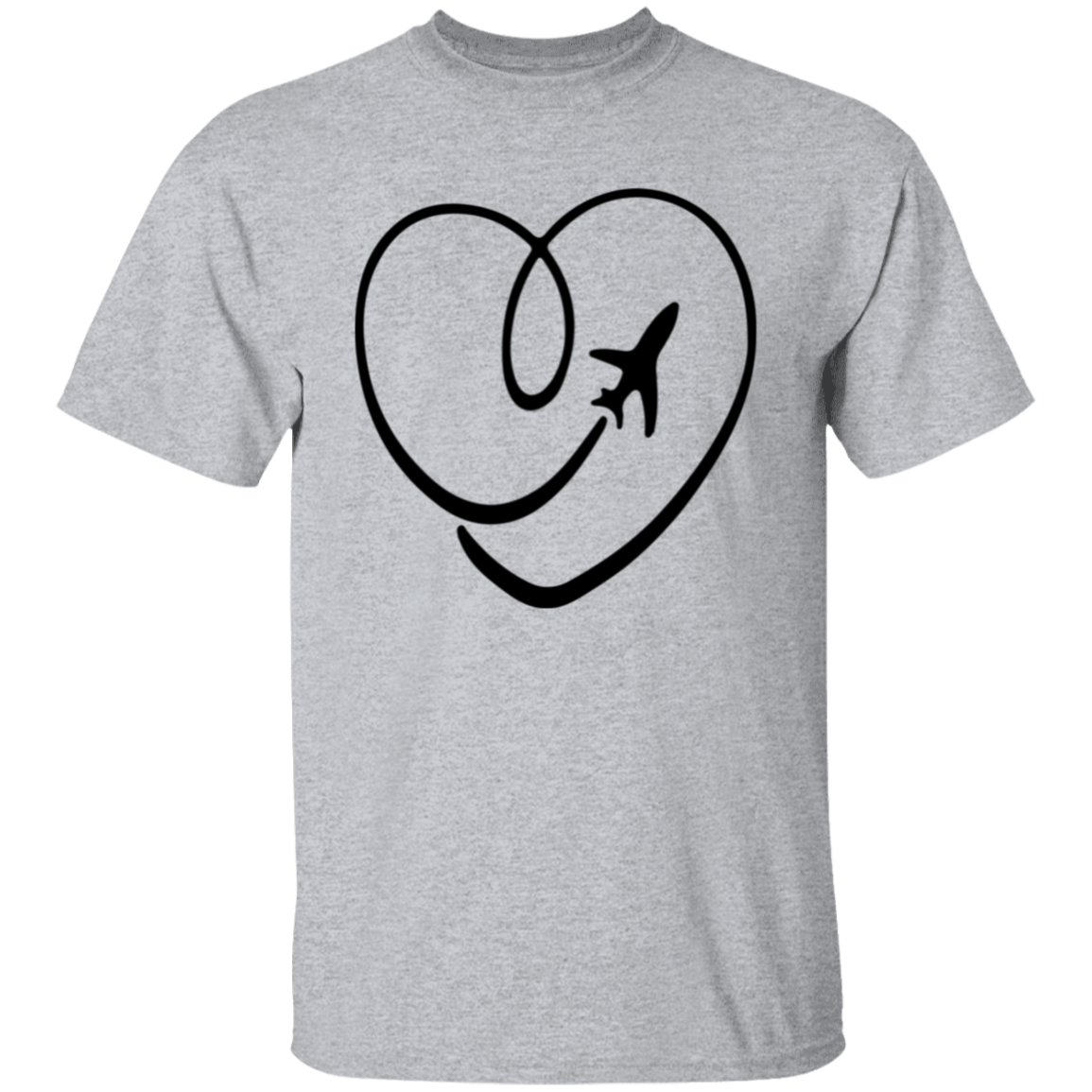 Heart Plane T-Shirt