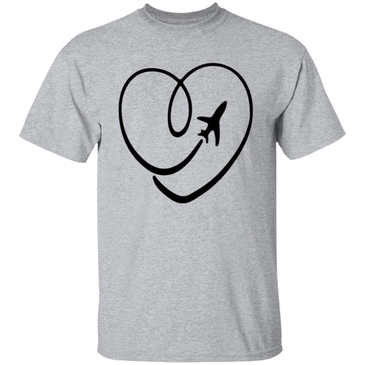 Heart Plane T-Shirt