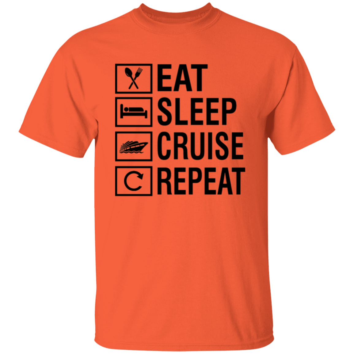 Eat Sleep Cruise Repeat T-Shirt