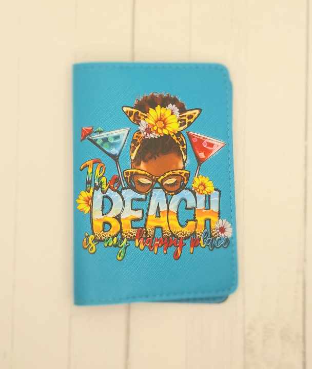 The Beach Is My Happy Place Passport Covers